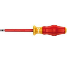 Отвертка шлицевая диэлектрическая WERA Kraftform Comfort VDE 1000 V 1160i 1.0 х 5.5 х 200 мм WE-031585 WE-031585