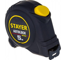 Рулетка STAYER АutoLock 5 / 25мм с автостопом 2-34126-05-25_z02