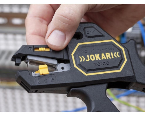 Автоматический съемник изоляции Jokari SECURA 2K для тонкопров. проводников сечением от 0,2-6 мм 20100