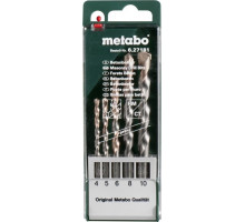 Набор сверл по бетону METABO 5 шт. (4-10 мм) НМ pro 627181000 627181000