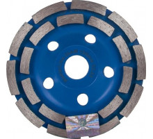Алмазная чашка DIAM двухрядная ФАТ С 125*2*22,2 (бетон) 000549