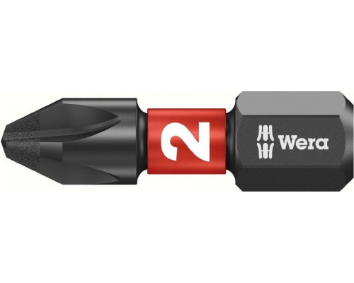 Бита для заворачивания WERA 851/1 IMP DC Impaktor PH2, 25 мм WE-057616 WE-057616
