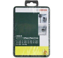 Набор сверл по металлу BOSCH HSS-R ( 1-10мм) 19 шт. Promoline 2607019435