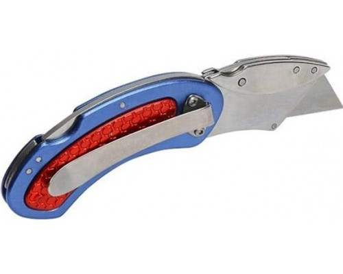 Нож складной WORKPRO WP211005, алюминиевый корпус, со сменными лезвиями