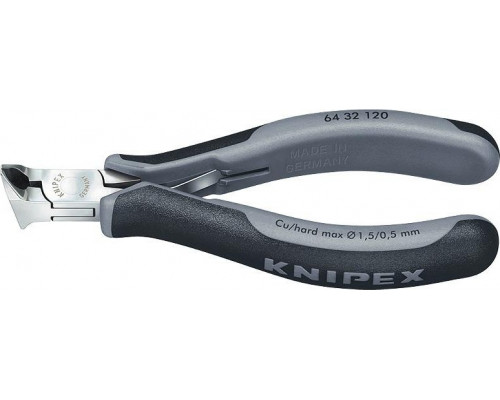 Кусачки торцевые для электроники KNIPEX 6432120ESD, 120 мм