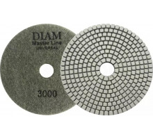 Алмазная тарелка на липучке DIAM АГШК 100*2,5 №3000 Master Line Universal (сухая/мокрая) 000629