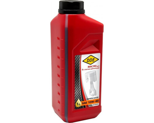 Масло для 4-тактных двигателей DDE SAE 10W40 1 л M-SAE10W-40