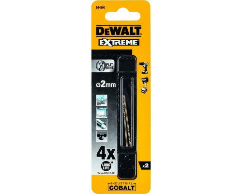 Сверло по металлу DeWALT 2 x 24 / 49 мм HSS-CO Extreme кобальтовое DT4900-QZ (2шт) DT4900-QZ