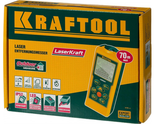 Лазерный дальномер KRAFTOOL LASER-KRAFT 34760