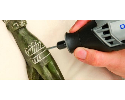 Борфреза для гравировки DREMEL 7122 2,4 мм, цилиндр, плоская вершина 26157122JA