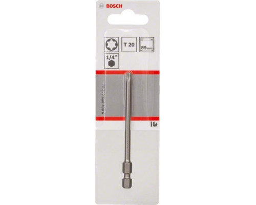 Бита для заворачивания BOSCH Extra Hard 89 мм T20 2607001652