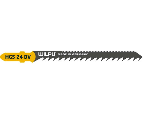 Пилки по дереву WILPU HGS 24 DV (криволин., быстрый рез) 5шт/уп 237600005