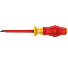 Отвертка диэлектрическая WERA Kraftform Comfort VDE 1000 V 1165i PZ 1 х 80 мм WE-031611 WE-031611