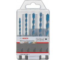 Набор универсальных сверл BOSCH HEX-9 Multi Construction 2608589530