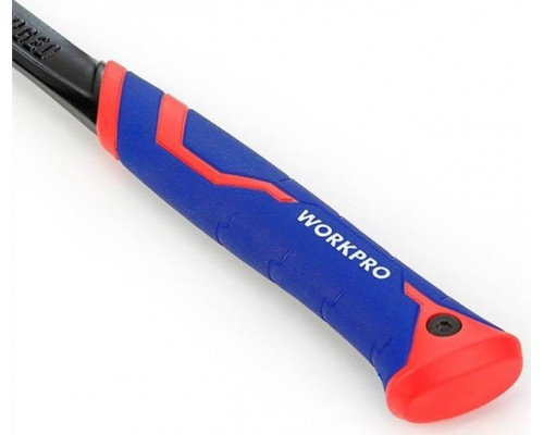 Молоток-гвоздодер WORKPRO WP241013 цельнокованый 450гр