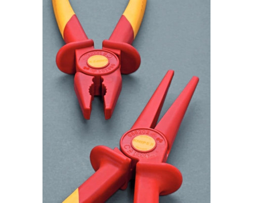 Круглогубцы диэлектрические KNIPEX 986202 с плоскими губками из пластмассы KN-986202