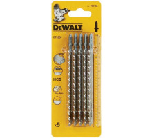 Пилки по дереву DeWALT HCS T301DL 132х100х4.0х85мм (5 шт) DT2051-QZ DT2051-QZ