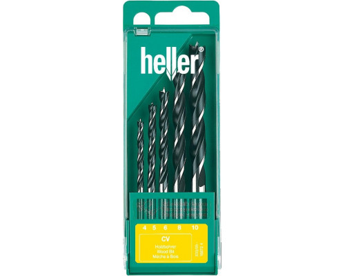 Набор сверл по дереву HELLER сверл (4,5,6,8,10 мм) (5 пр.) TD16872