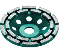 Алмазная чашка KRAFTOOL INDUSTRIAL Double d125 мм двухрядная 33369-125