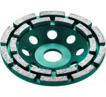 Алмазная чашка KRAFTOOL INDUSTRIAL Double d125 мм двухрядная 33369-125