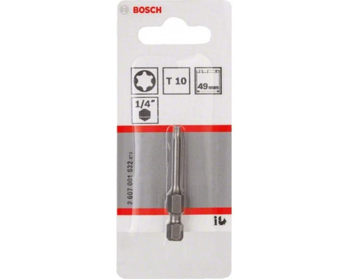 Бита для заворачивания BOSCH Extra Hard 49 мм T10 2607001632