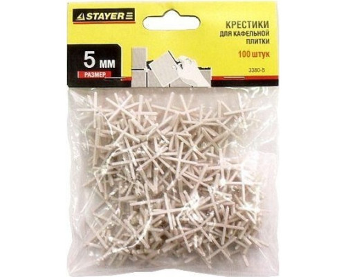 Крестики для плитки STAYER MASTER 5мм 100шт 3380-5