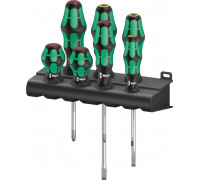 Набор отверток WERA 05008900001 300/7 mix 1 kraftform + подставка, 7 пр. WE-008900