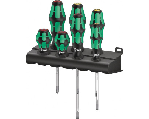 Набор отверток WERA 05008900001 300/7 mix 1 kraftform + подставка, 7 пр. WE-008900