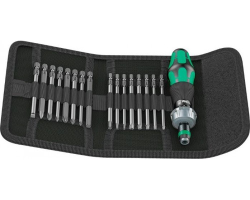 Отвертка с битами WERA Kraftform Kompakt 60 RA WE-051040 WE-051040