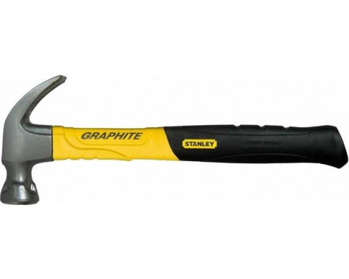 Молоток STANLEY GRAPHITE 1-51-505 450 гр., с гвоздодером 1-51-505
