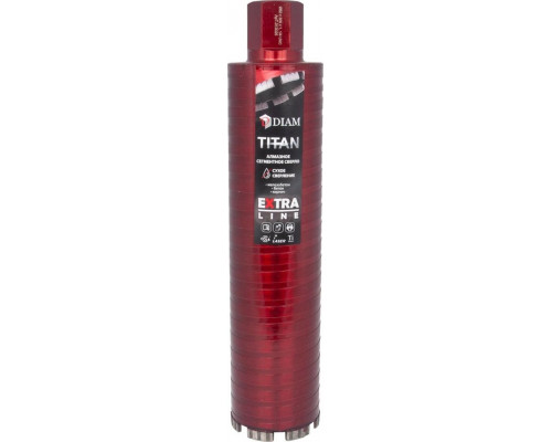 Алмазная коронка для мокрого сверления DIAM САСС 82x300х4x1,1/4UNC Extra Line Titan (арм. бетон)