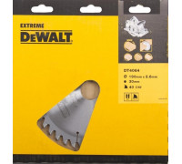 Пильный диск по дереву DeWALT 190х40тх30 мм. Extreme DT4064-QZ DT4064-QZ