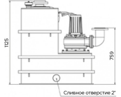 Установка канализационная SFA Cubic 2 SC 7.5T