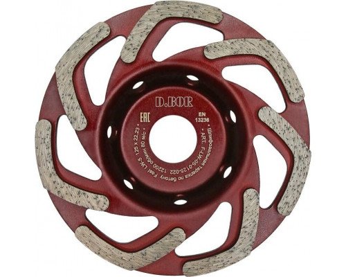 Алмазная чашка D.BOR Fast LW-5 (бетон) 125х22.2 (арт. F-LW-05-0125-022) D-F-LW-05-0125-022