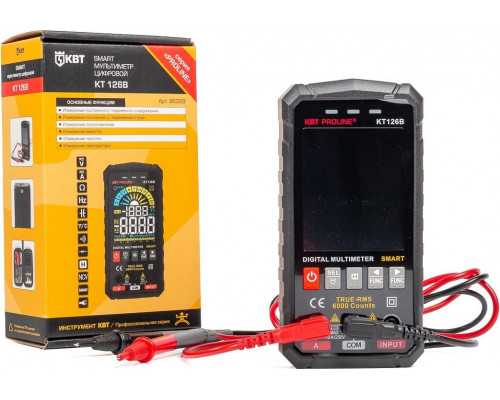 Мультиметр цифровой КВТ SMART KT 126В PROLINE 86329