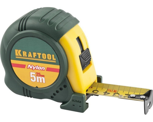 Рулетка KRAFTOOL NYLON 5 м 34122-05-25