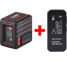 Лазерный уровень ADA CUBE MINI Professional Edition + Дальномер ADA Cosmo MICRO 25 А00764