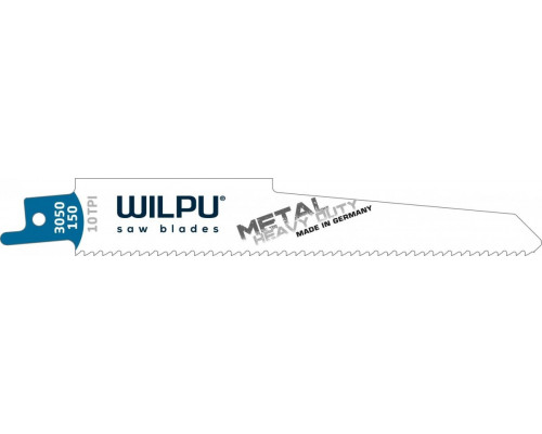 Полотна для сабельных пил WILPU 3050/150 bi от 3мм, дерева с ост.металла 3шт/уп 1551500003