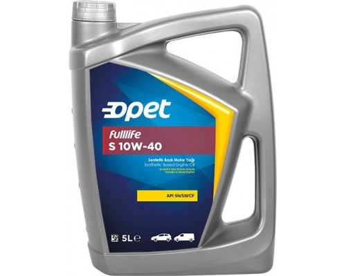 Масло моторное OPET Fulllife S 10W40 4 л синтетическое 601215100