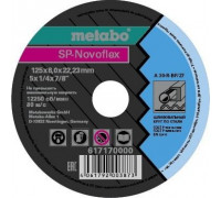 Шлифовальный круг по металлу METABO 125x6,0х22,23 мм Novoflex SP RU 617170000