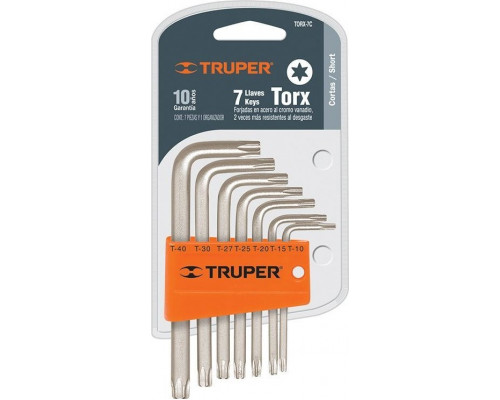Набор ключей TORX TRUPER TORX-7C 15552