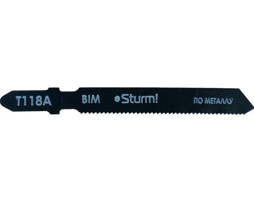 Пилки по металлу Sturm T118A 5шт., мягкой стали 5250402