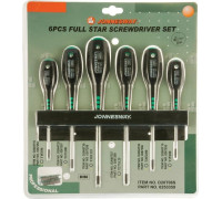 Набор отверток JONNESWAY D20T06S стержневых TORX® FULL STAR, 6 предметов 048715