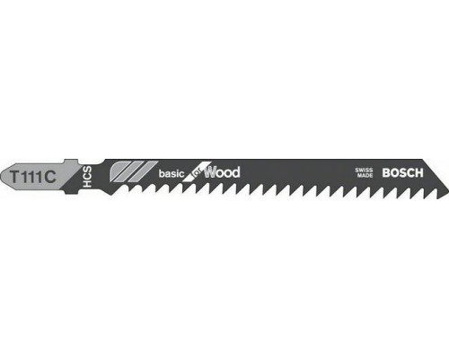 Пилки по дереву BOSCH T111C (5шт.) 2608630033
