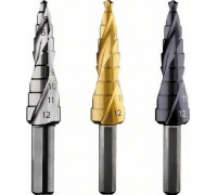 Сверло по металлу BOSCH ступенчатое 4-12 мм HSS-TiN 2608597525