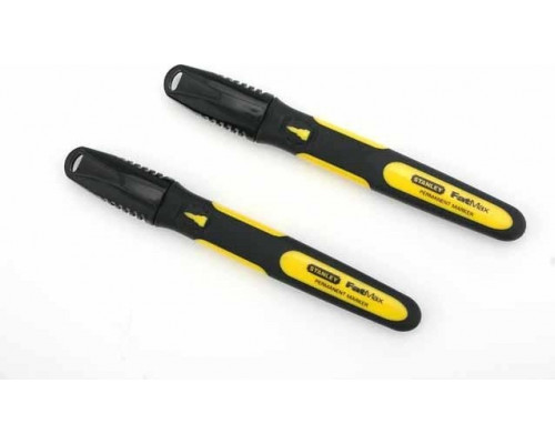 Набор маркеров STANLEY FatMax 0-47-312, черный, 2 шт.