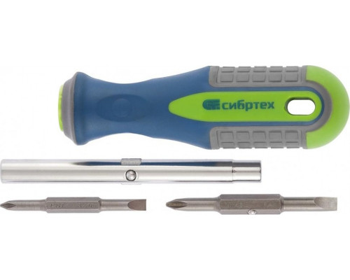 Отвертка комбинированная СИБРТЕХ SL5,0 / PH1, SL6,0 / PH2/ 13377 13377