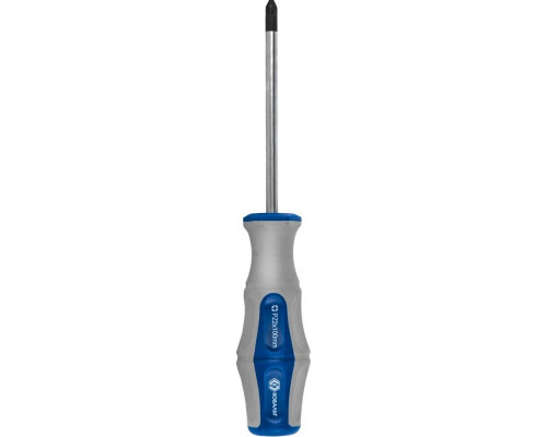 Отвертка крестовая Кобальт 646-416 ultra grip pz-2х100 мм cr-v, двухкомпонентная руко