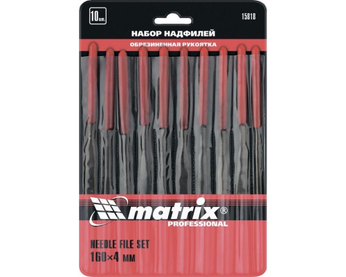 Набор надфилей MATRIX 10 предметов 15818 15818