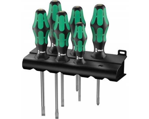 Набор отверток WERA Kraftform Plus Серия 300 334/6 SATZ 6TLG. WE-105650 WE-105650